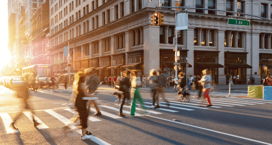 Pedestrian in the city