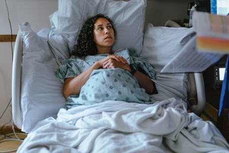 pregnant woman in the hospital